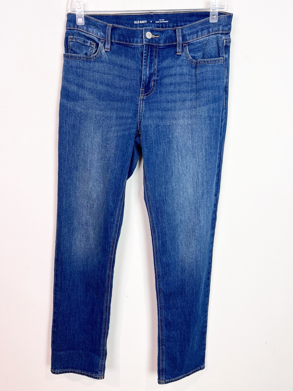 OLD NAVY WOW MID RISE BOYFRIEND JEANS WOMENS SZ 6